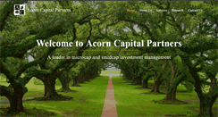 Desktop Screenshot of acorncapital.com